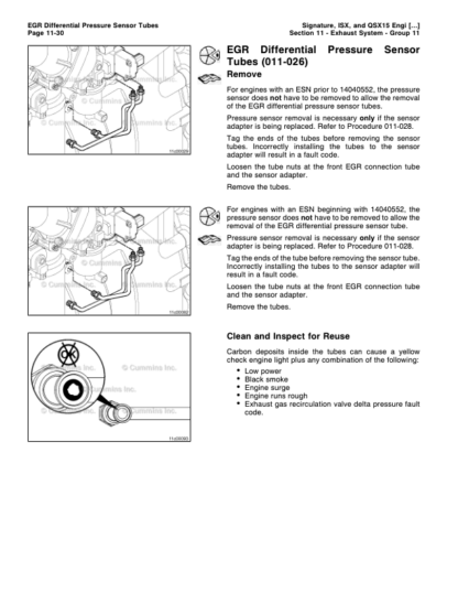 Cummins ISX QSX15 Engine Service Manual Volume 2 2005 - Image 10