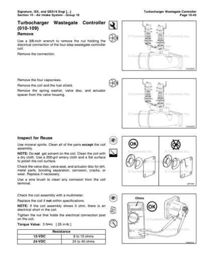 Cummins ISX QSX15 Engine Service Manual Volume 2 2005 - Image 7