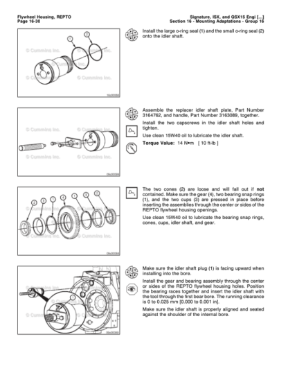 Cummins ISX QSX15 Engine Service Manual Volume 2 2007 - Image 10