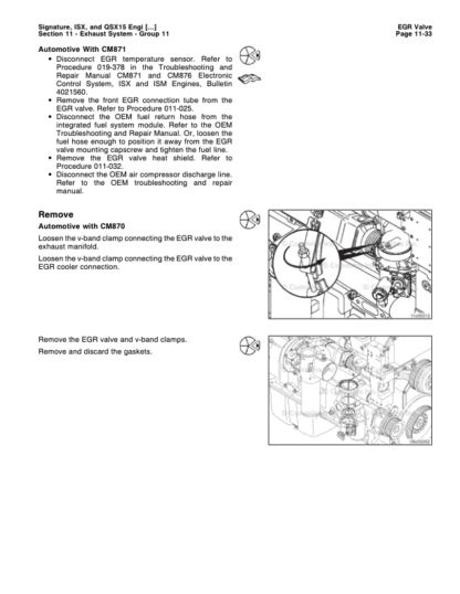 Cummins ISX QSX15 Engine Service Manual Volume 2 2007 - Image 9
