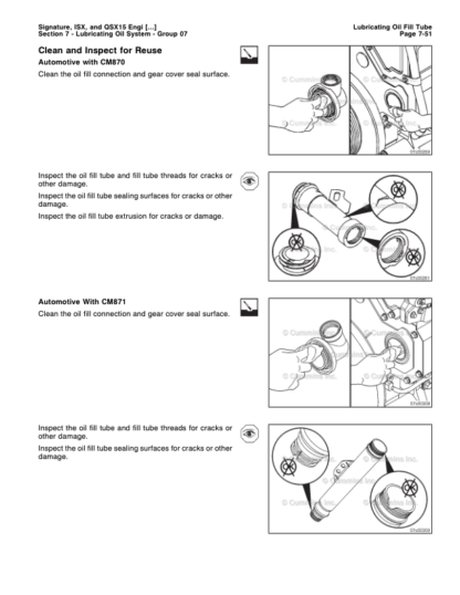 Cummins ISX QSX15 Engine Service Manual Volume 2 2007 - Image 11