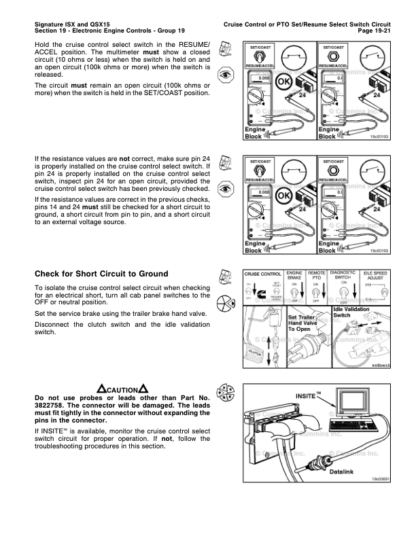 Cummins ISX QSX15 Engine Troubleshooting Repair Manual Electronic Costrol System Vol 1 2007 - Image 11