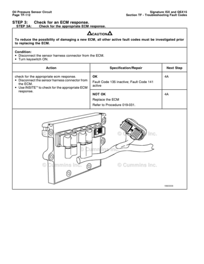 Cummins ISX QSX15 Engine Troubleshooting Repair Manual Electronic Costrol System Vol 1 2007 - Image 7