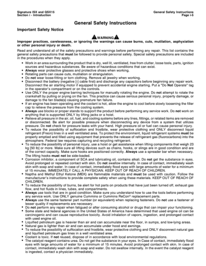Cummins ISX QSX15 Engine Troubleshooting Repair Manual Electronic Costrol System Vol 1 2007 - Image 5