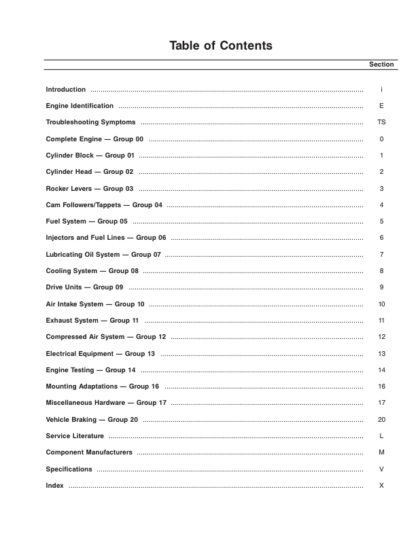Cummins M11 Series Engine Troubleshooting Repair Manual - Image 3