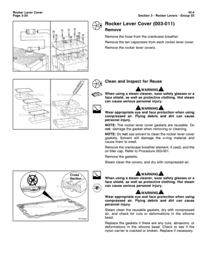 Cummins N14 Base Engine STC Celect Plus Repair Manual Vol 1 - Image 12