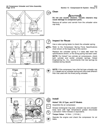 Cummins N14 Base Engine STC Celect Plus Repair Manual Vol 2 - Image 10