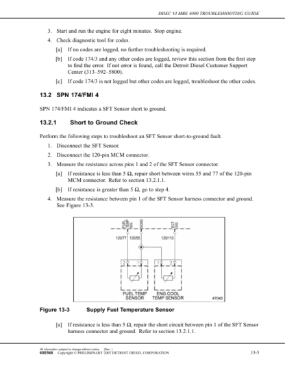 Detroit DDEC IV MBE4000 Troubleshooting Guide - Image 10