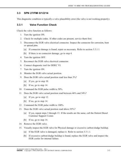 Detroit DDEC IV MBE900 Troubleshooting Guide - Image 15
