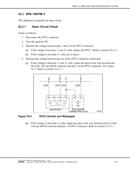 Detroit Diesel - DDEC VI Troubleshooting Guide - MBE4000 6SE568 - Image 10