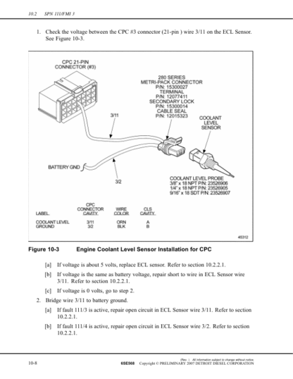 Detroit Diesel - DDEC VI Troubleshooting Guide - MBE4000 6SE568 - Image 9