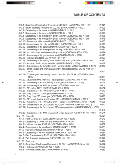 Deutz Fahr Agrofarm 410 420 430 Tractor Service Repair Manual - Image 6