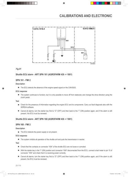 Deutz Fahr Agrofarm 410 420 430 Tractor Service Repair Manual - Image 11