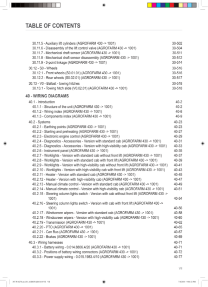 Deutz Fahr Agrofarm 410 420 430 Tractor Service Repair Manual - Image 9