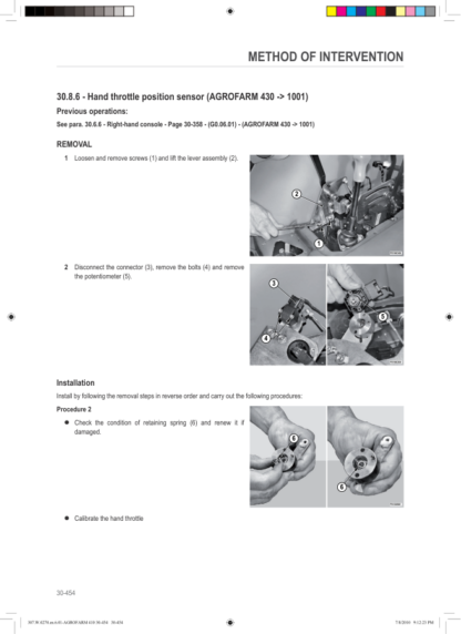 Deutz Fahr Agrofarm 410 420 430 Tractor Service Repair Manual - Image 15