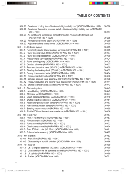 Deutz Fahr Agrofarm 410 420 430 Tractor Service Repair Manual - Image 8
