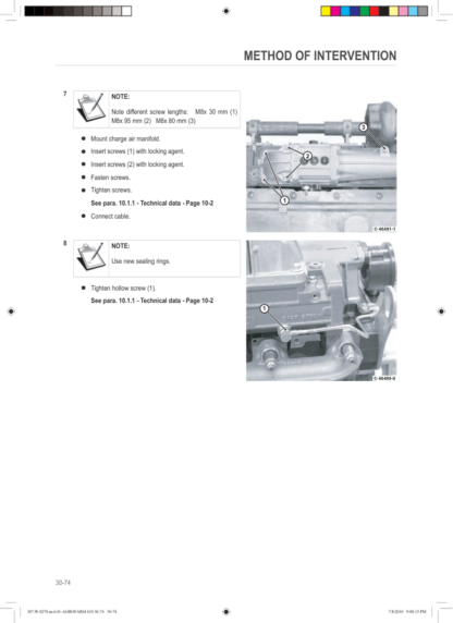 Deutz Fahr Agrofarm 410 420 430 Tractor Service Repair Manual - Image 12