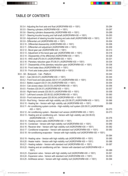 Deutz Fahr Agrofarm 410 420 430 Tractor Service Repair Manual - Image 7