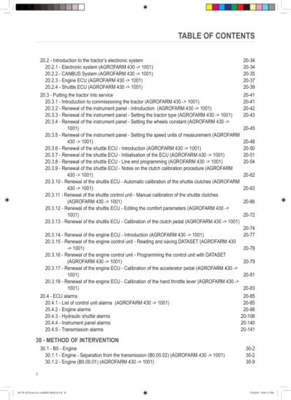Deutz Fahr Agrofarm 410 420 430 Tractor Service Repair Manual - Image 4