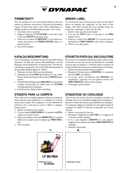 Dynapac LF90 90A Compactor Parts Catalogue - Image 7