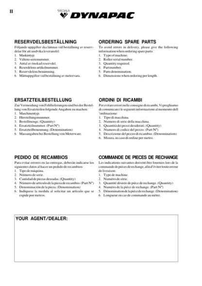 Dynapac LF90 90A Compactor Parts Catalogue - Image 4