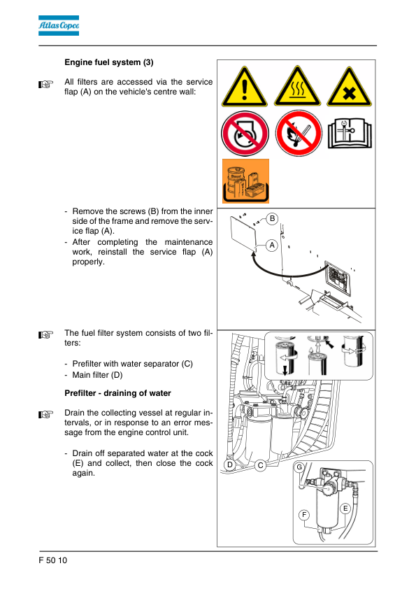 Dynapac SD2500C SD2500CS Paver Finisher Operation Maintenance Manual - Image 16