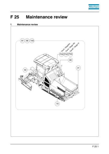 Dynapac SD2500C SD2500CS Paver Finisher Operation Maintenance Manual - Image 15