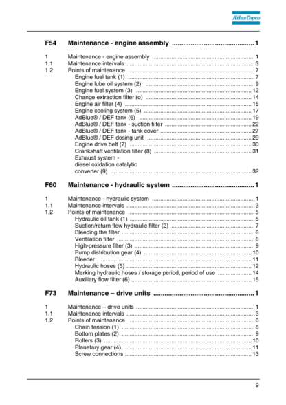 Dynapac SD2500C SD2500CS Paver Finisher Operation Maintenance Manual - Image 4