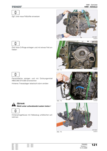 Fendt 200 Vario VFP Tractor Tier 1 Workshop Manual - Image 10