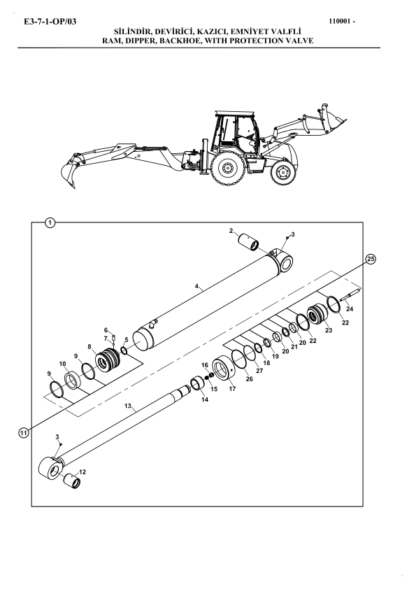 Hidromek 102B ENERGY ITL PERKİNS TIER2 2008 Parts Catalog - Image 8