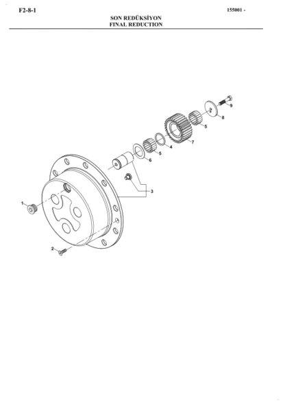 Hidromek 102B Maestro - CR (PRKS TIER 2) 155000 Parts Catalog - Image 7