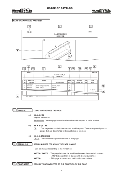 Hidromek 102B Maestro  - ITL (PRKS - TIER 3) A50000 Parts Catalog - Image 10