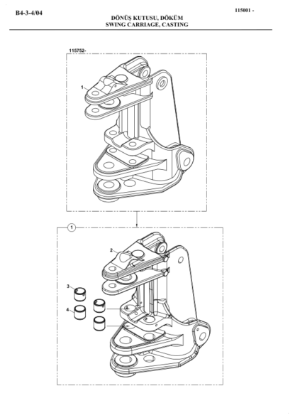Hidromek 102B Maestro - ITL (PRKS -TIER 2) 115000 Parts Catalog - Image 6