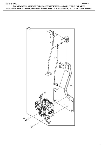 Hidromek 102B Maestro - ITL (PRKS -TIER 2) 115000 Parts Catalog - Image 8