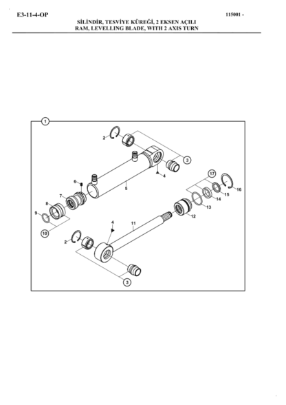 Hidromek 102B Maestro - ITL (PRKS -TIER 2) 115000 Parts Catalog - Image 11