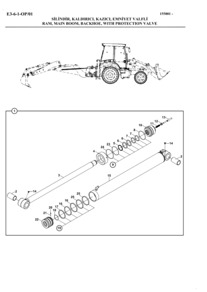 Hidromek 102B Maestro Backhoe Loader Spare Parts Catalog 2010 - Image 7