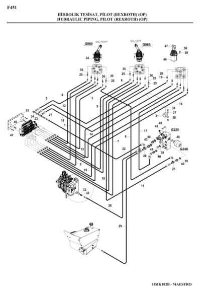 Hidromek 102B Maestro Backhoe Loader Spare Parts Catalog 2013 - Image 9