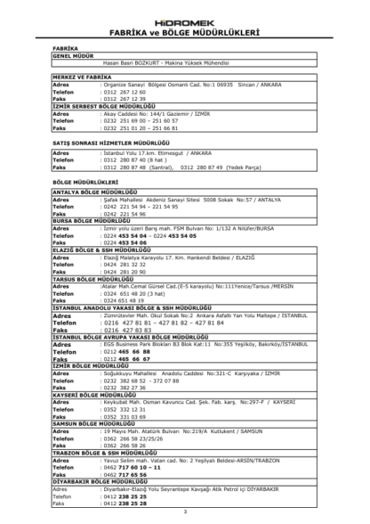 Hidromek 102B Maestro Backhoe Loader Spare Parts Catalog 2013 - Image 5