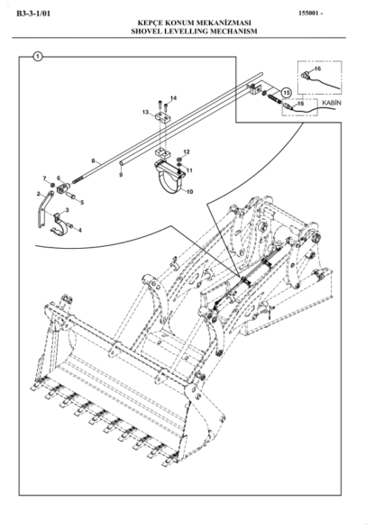 Hidromek 102B Maestro Tier2 Backhoe Loader Spare Parts Catalog 2010 - Image 6