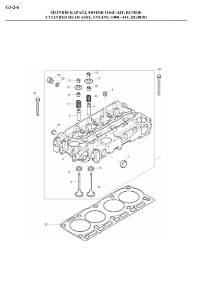 Hidromek 102B Perkins Tier2 Backhoe Loader Spare Parts Catalog 06.2008 - Image 10
