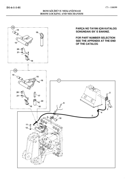 Hidromek 102B Perkins Tier2 Backhoe Loader Spare Parts Catalog 06.2008 - Image 7