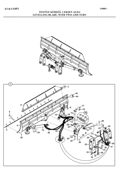 Hidromek 102B Perkins Tier2 Backhoe Loader Spare Parts Catalog 06.2008 - Image 9