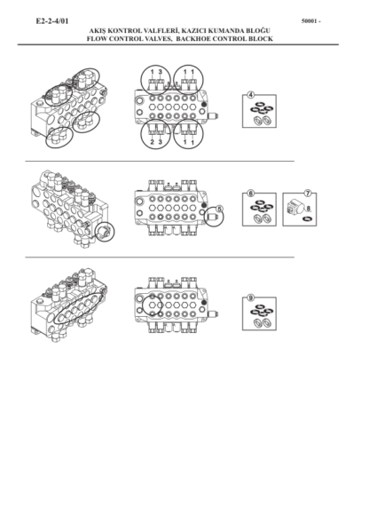 Hidromek 102B Perkins Tier2 Backhoe Loader Spare Parts Catalog 2004 - Image 6