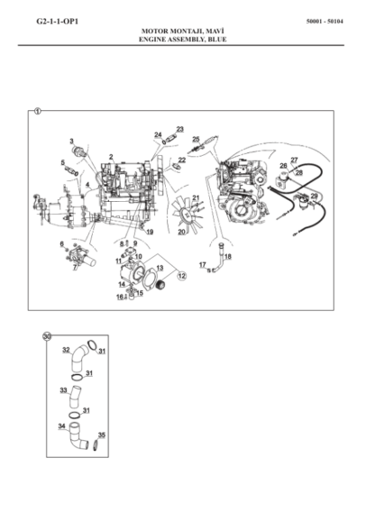 Hidromek 102B Perkins Tier2 Backhoe Loader Spare Parts Catalog 2004 - Image 9