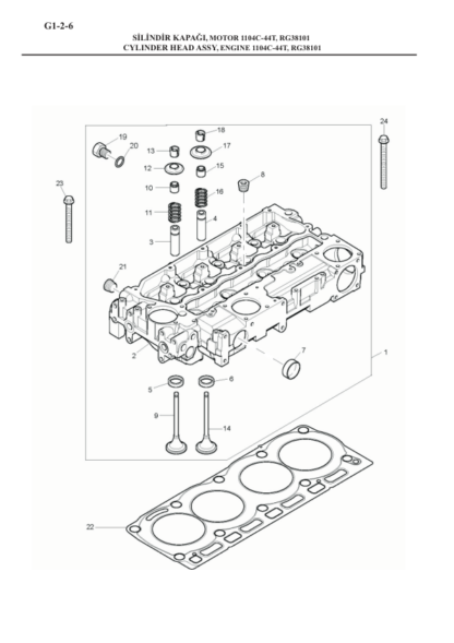 Hidromek 102B Perkins Tier2 Backhoe Loader Spare Parts Catalog 2004 - Image 8