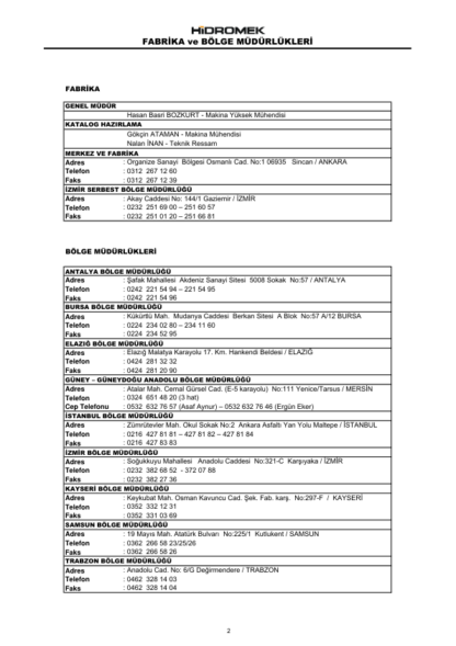 Hidromek 102B Perkins Tier2 Backhoe Loader Spare Parts Catalog 2005 - Image 5