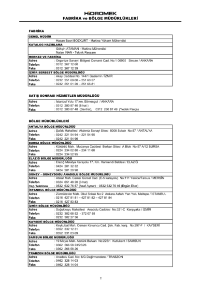 Hidromek 102B Perkins Tier2 Backhoe Loader Spare Parts Catalog 2006 - Image 5