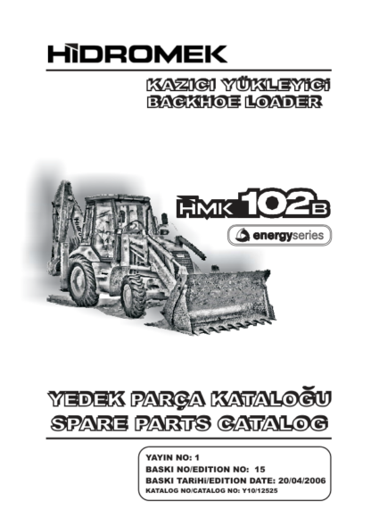 Hidromek 102B Perkins Tier2 Backhoe Loader Spare Parts Catalog 2006 - Image 2