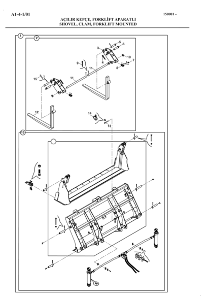 Hidromek 102B Perkins Tier2 Backhoe Loader Spare Parts Catalog 2008 - Image 12