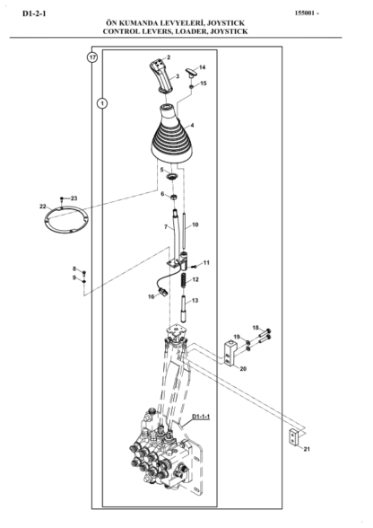 Hidromek HMK 102B Backhoe Loader Spare Parts Catalog 2009 - Image 5